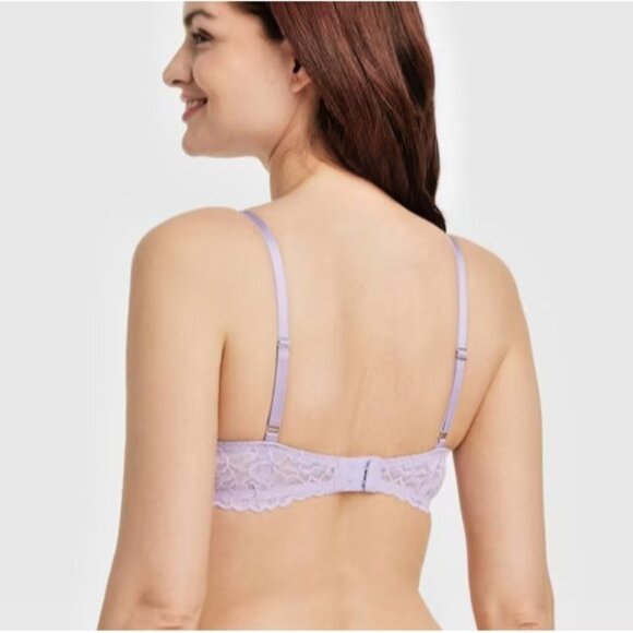 Auden 023 11 2748 Lace Bra Lavender  Size 44DDD New!!! - Picture 2 of 2